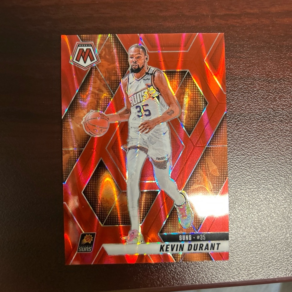 Kevin Durant Mosaic Red Seismic Prizim #/299